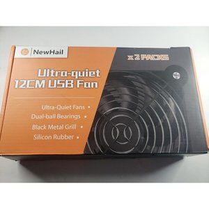 Newhail ultra quiet 12cm USB Fan for AV Reciever / Cabinet / Game Console /PC